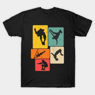 Parkour Freerunner Traceur Retro Freerunning T-Shirt